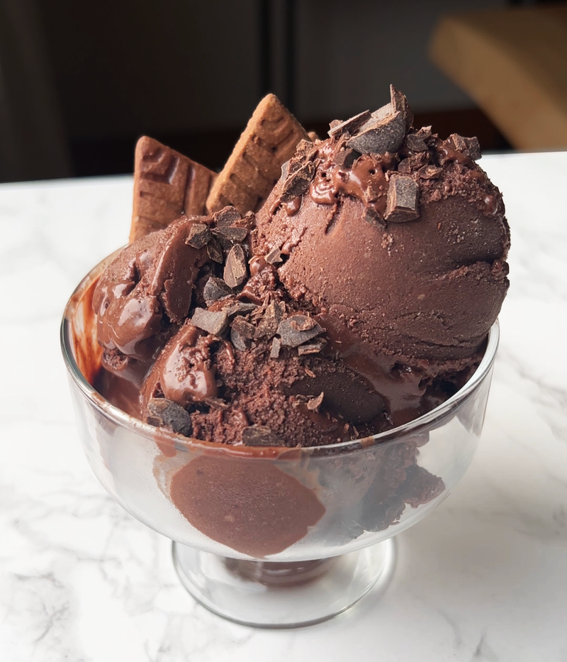 Four Ingredient Chocolate Nice Cream