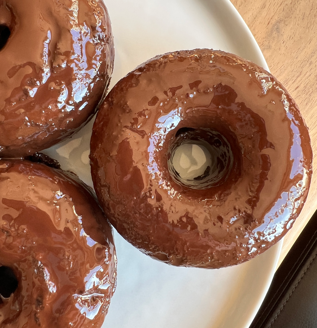 Keto Chocolate Glazed Donut