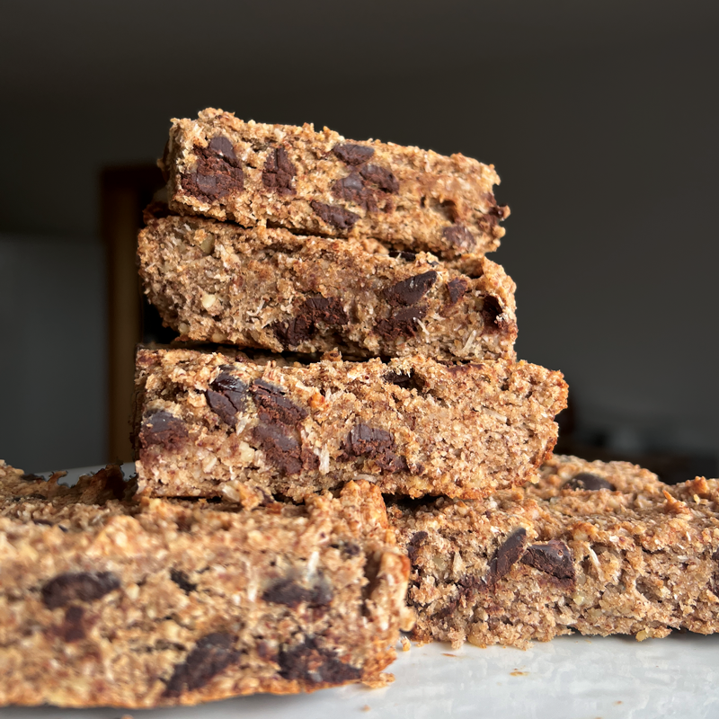 Chocolate Chip Banana Cookie Bars