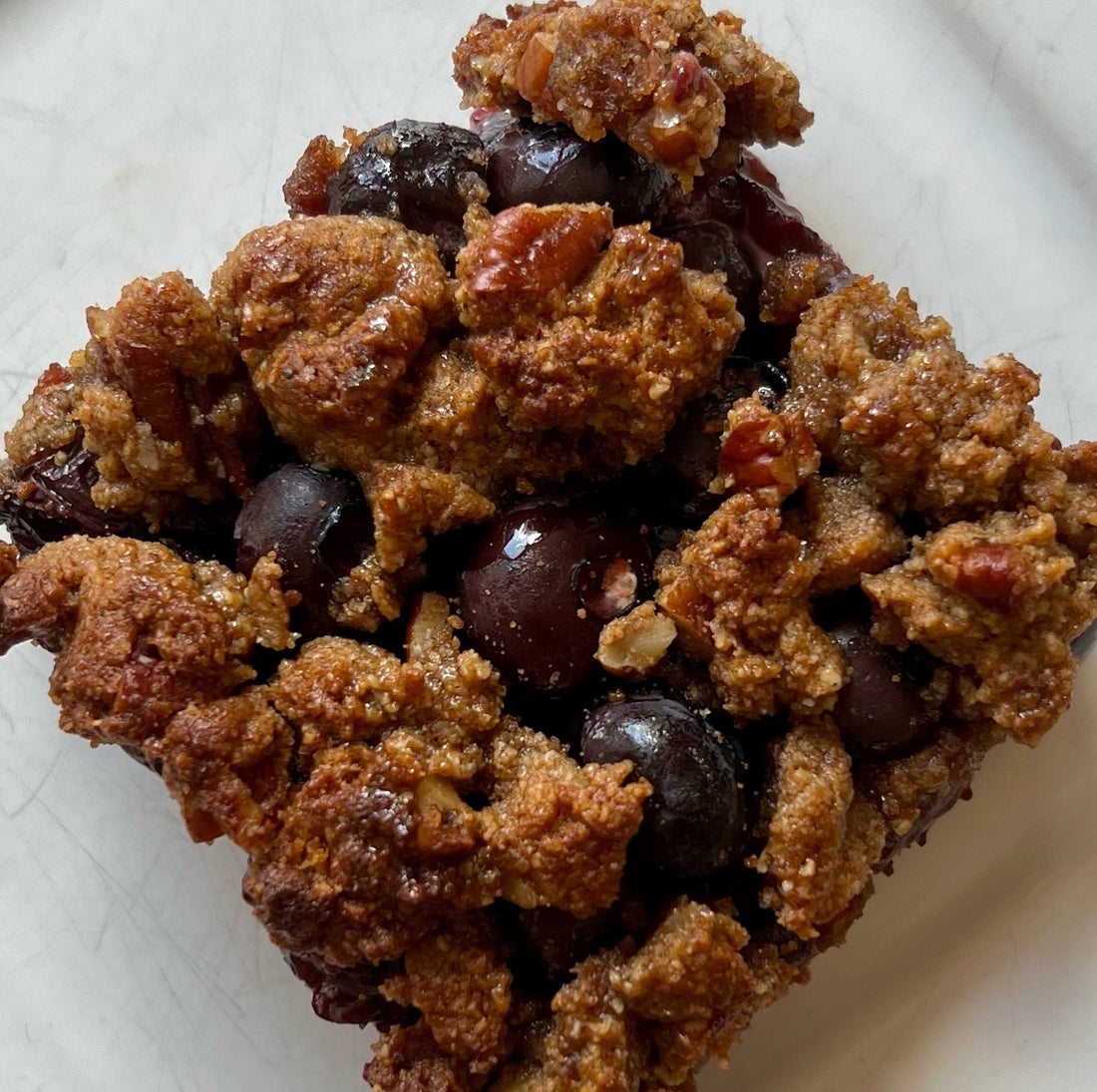 Keto Blueberry Crumble