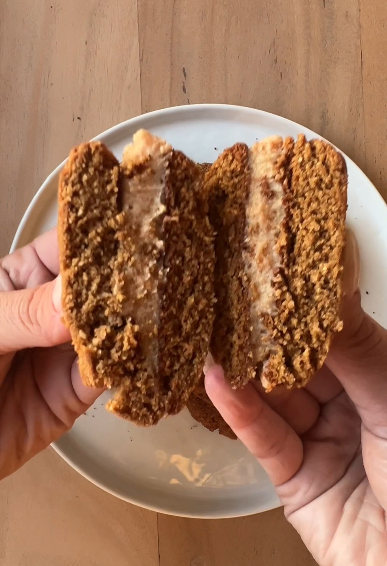 Gingerbread Cream Cheese Frosting Sandwich Cookies