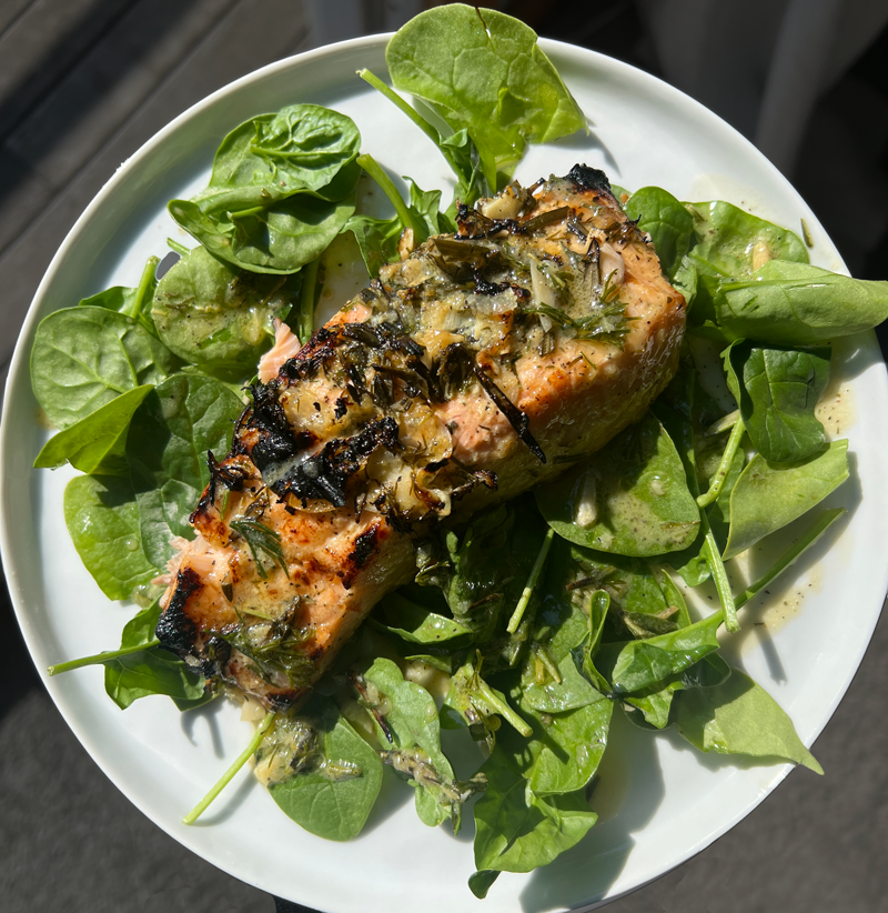 Lemon Herb Grilled Salmon