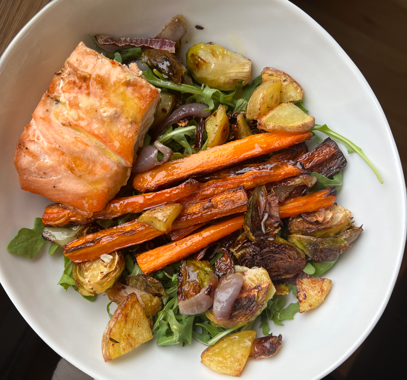 One Pan Root Salad