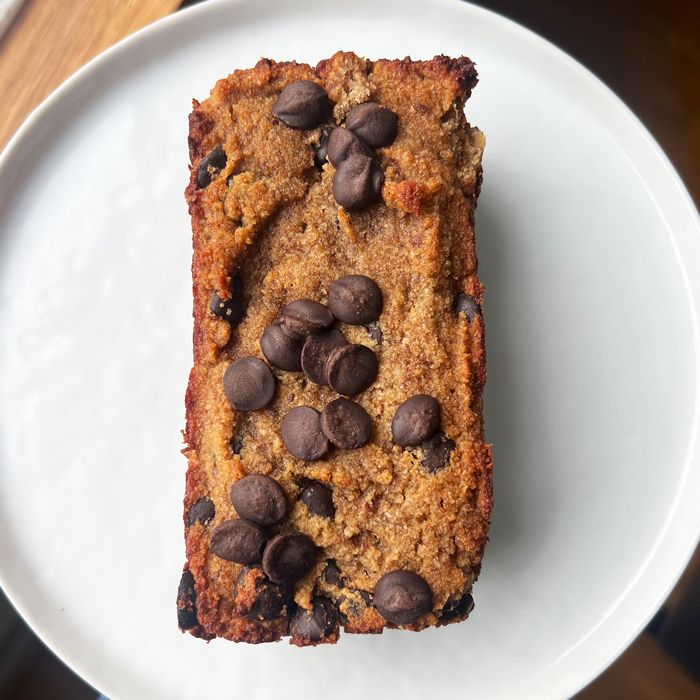 Paleo Chocolate Chip Banana Bread