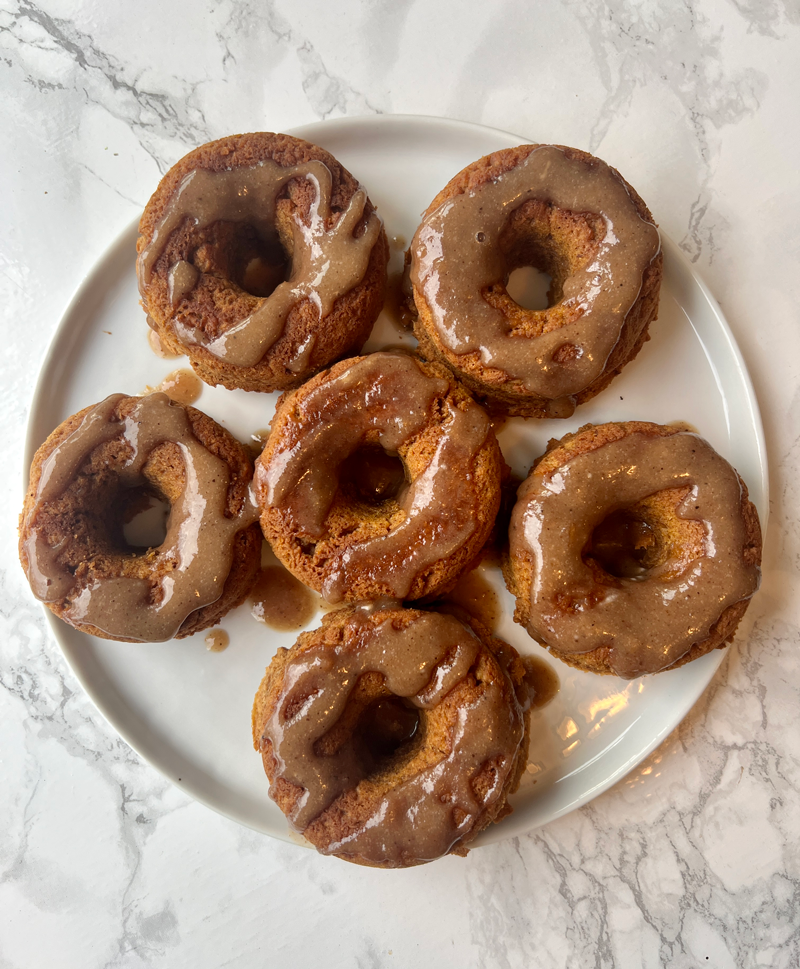 Pumpkin Donut Mini Cakes