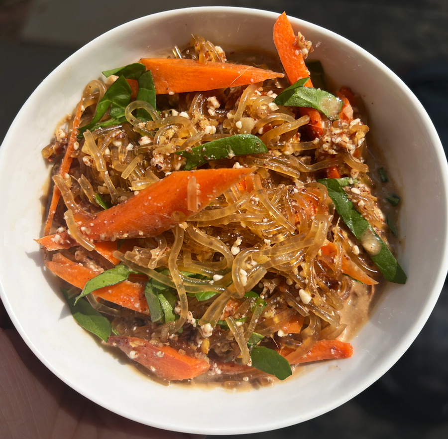 Spicy Almond Kelp Noodles