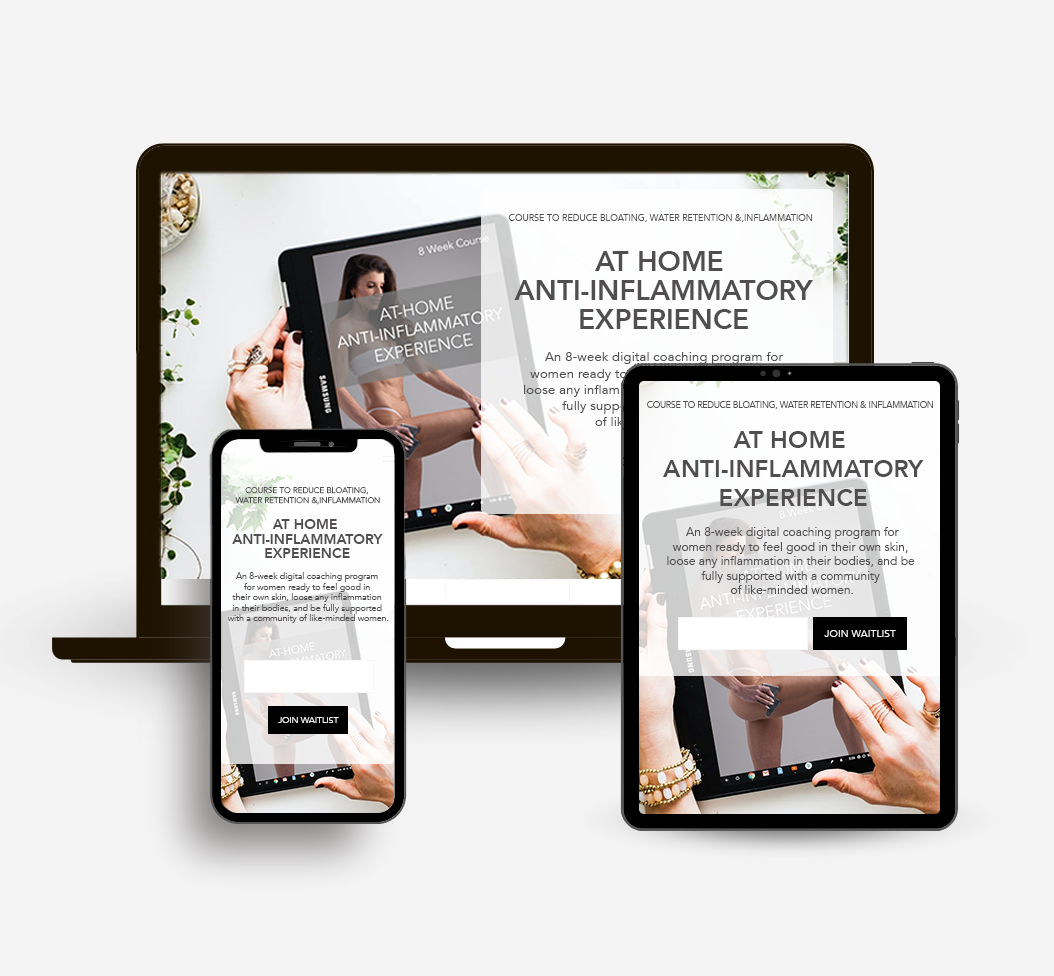 AT HOME ANTI-INFLAMMATORY EXPERIENCE