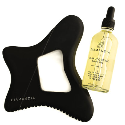 BODY GUA SHA & TRAVEL SIZE UNAPOLOGETIC OIL