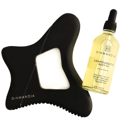 BODY GUA SHA & TRAVEL SIZE UNAPOLOGETIC OIL